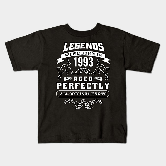 1993 birthday Kids T-Shirt by OKDave